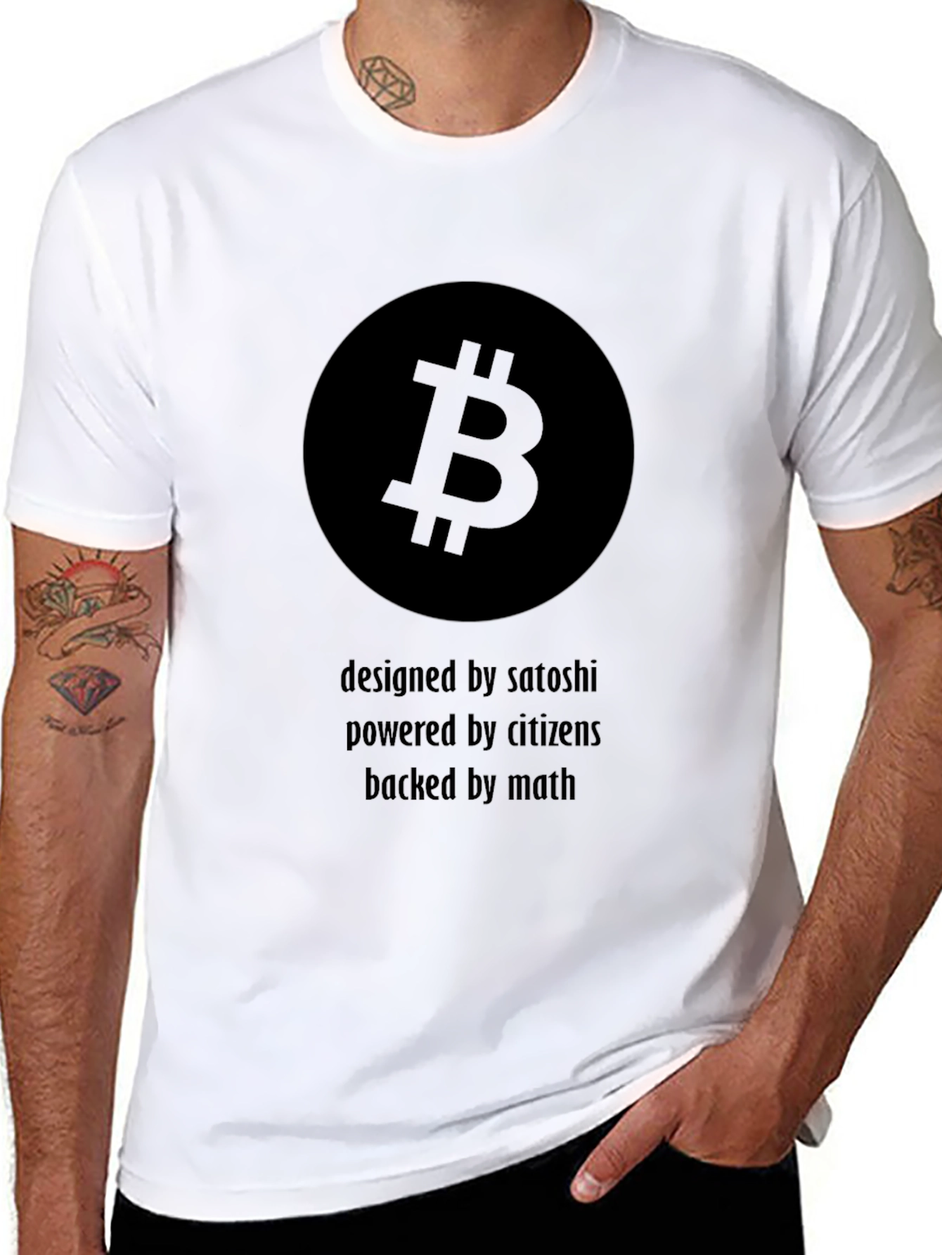 Bitcoin Crypto T-Shirt - Designed by Satoshi