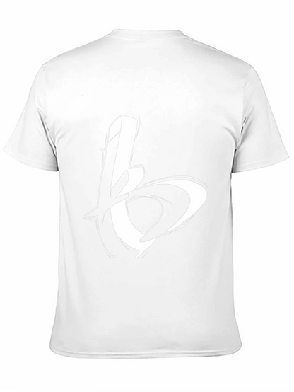 Bold Graphic Tee - Stylish Black Cotton Blend