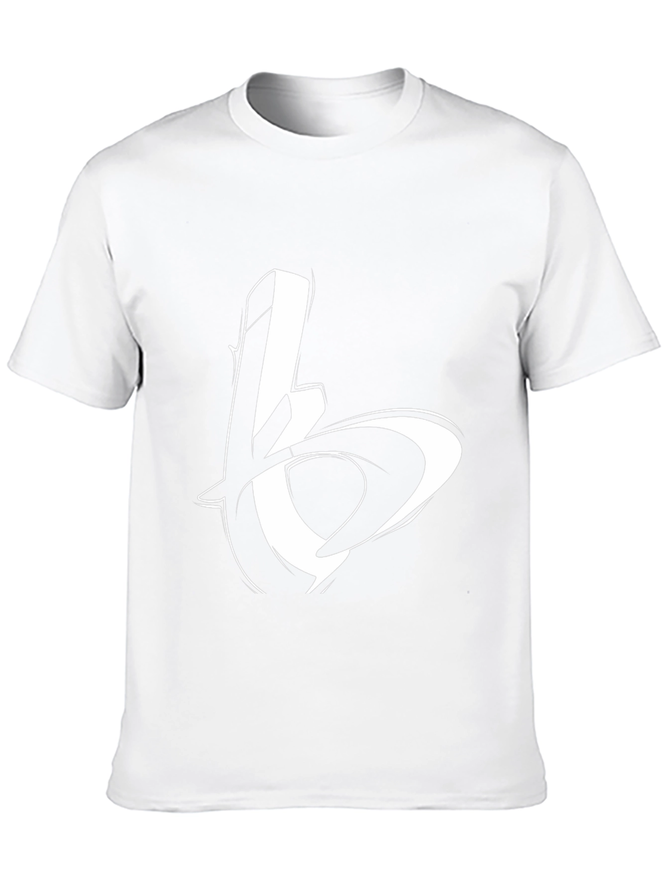 Bold Graphic Tee - Stylish Black Cotton Blend