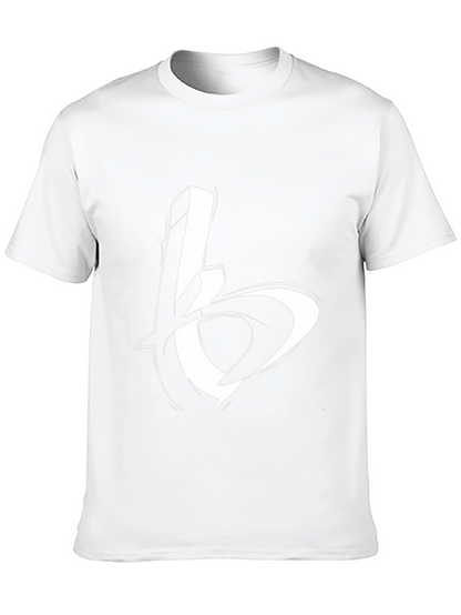 Bold Graphic Tee - Stylish Black Cotton Blend