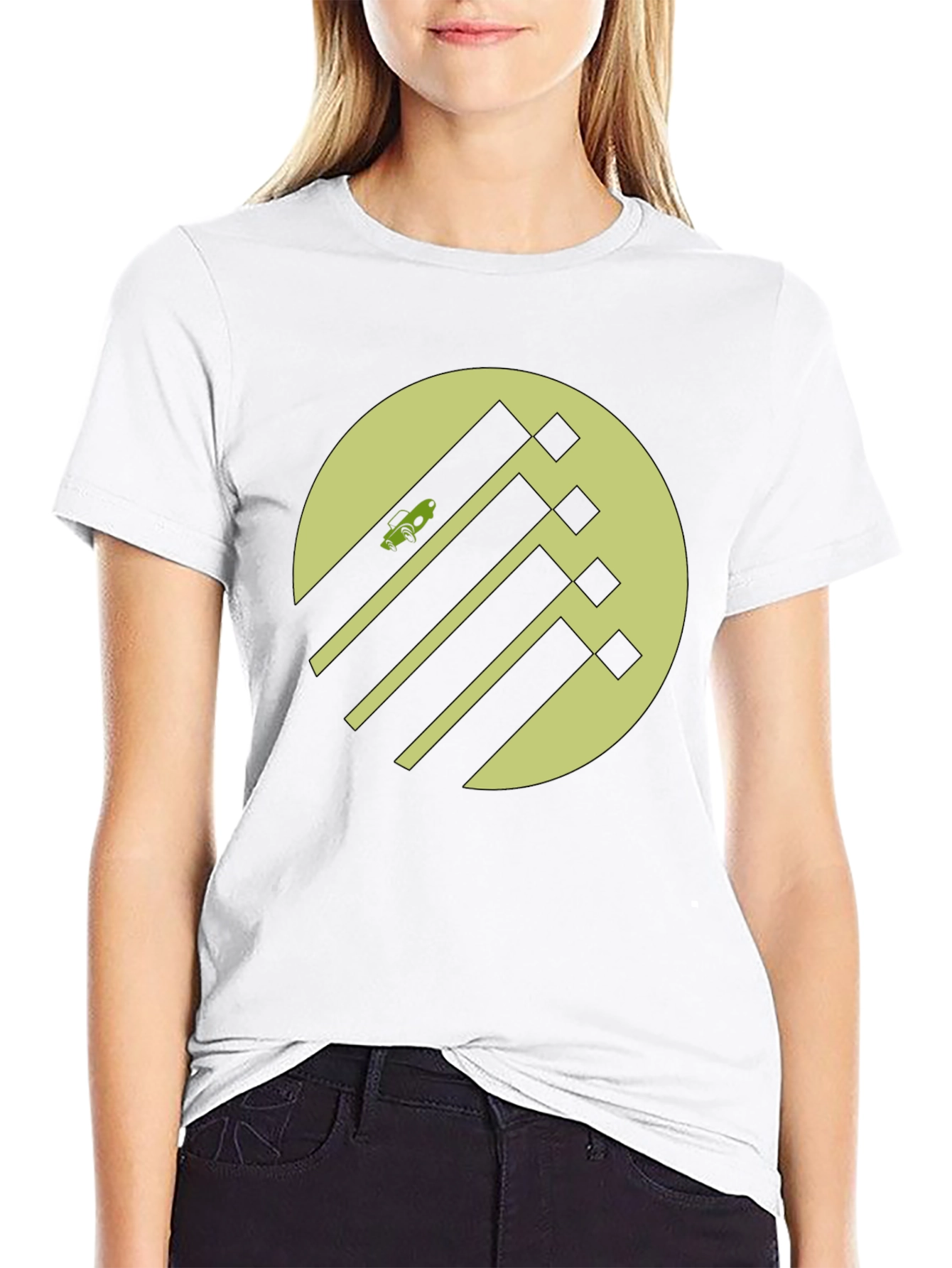 Abstract Green Car T-Shirt