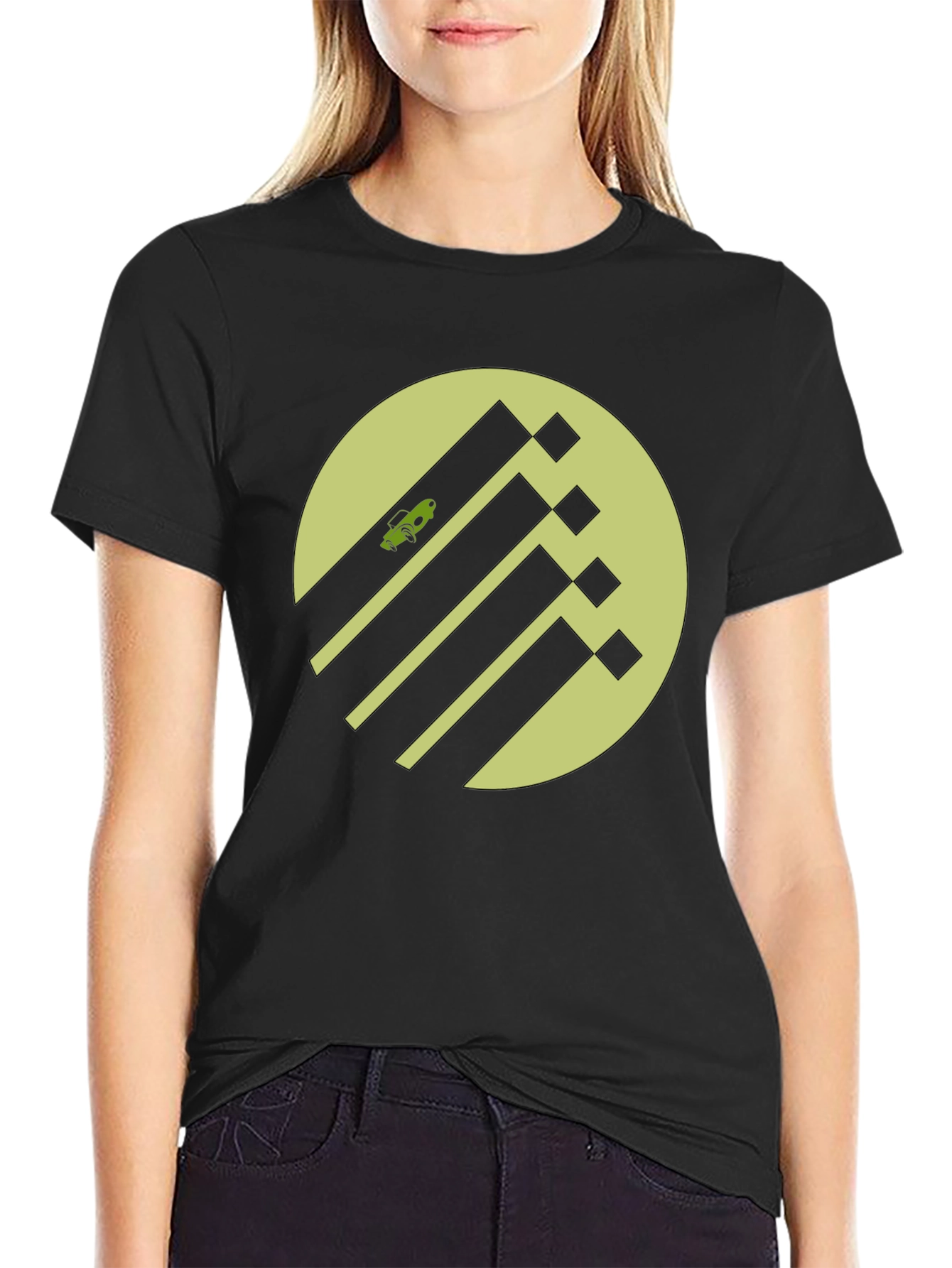 Abstract Green Car T-Shirt