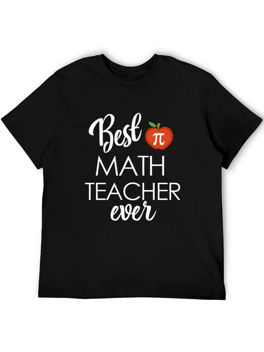 Best Math Teacher Ever T-Shirt - Soft Cotton Tee