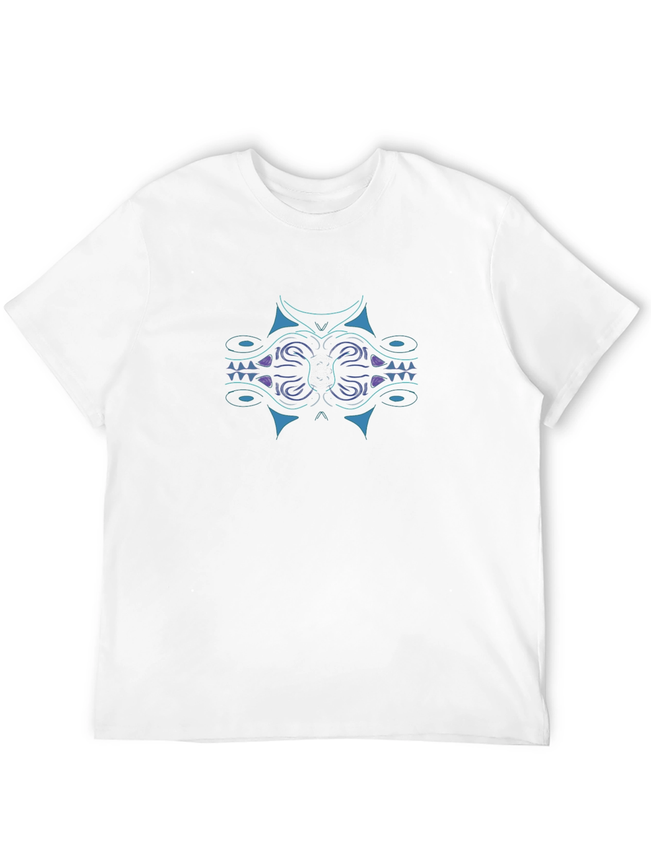 Tribal Design Black T-Shirt