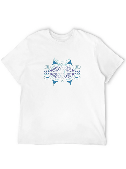 Tribal Design Black T-Shirt