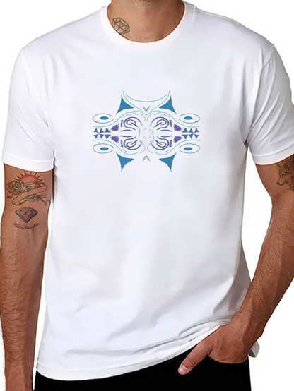 Tribal Design Black T-Shirt