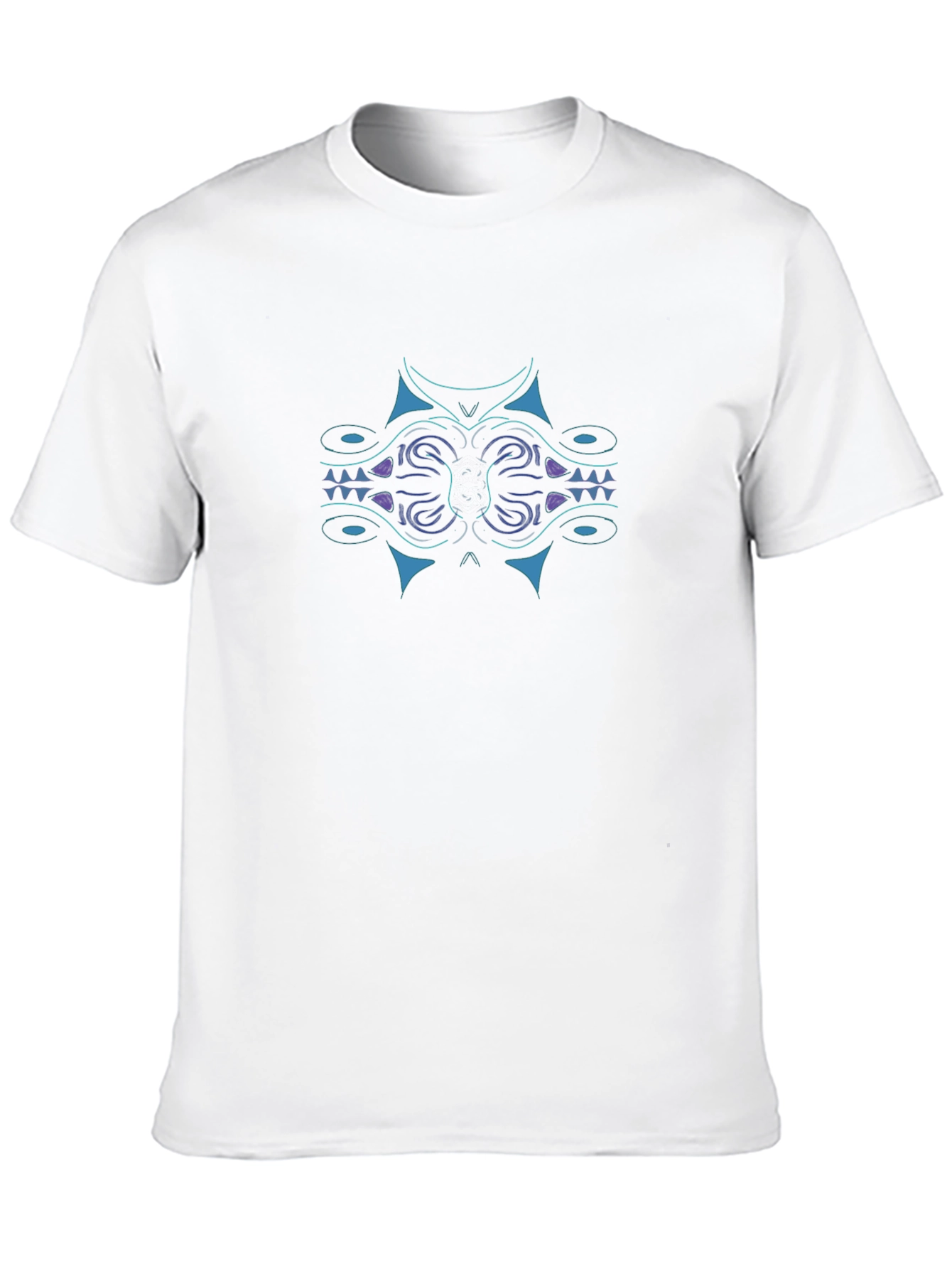 Tribal Design Black T-Shirt