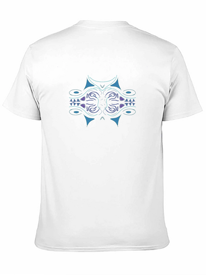 Tribal Design Black T-Shirt