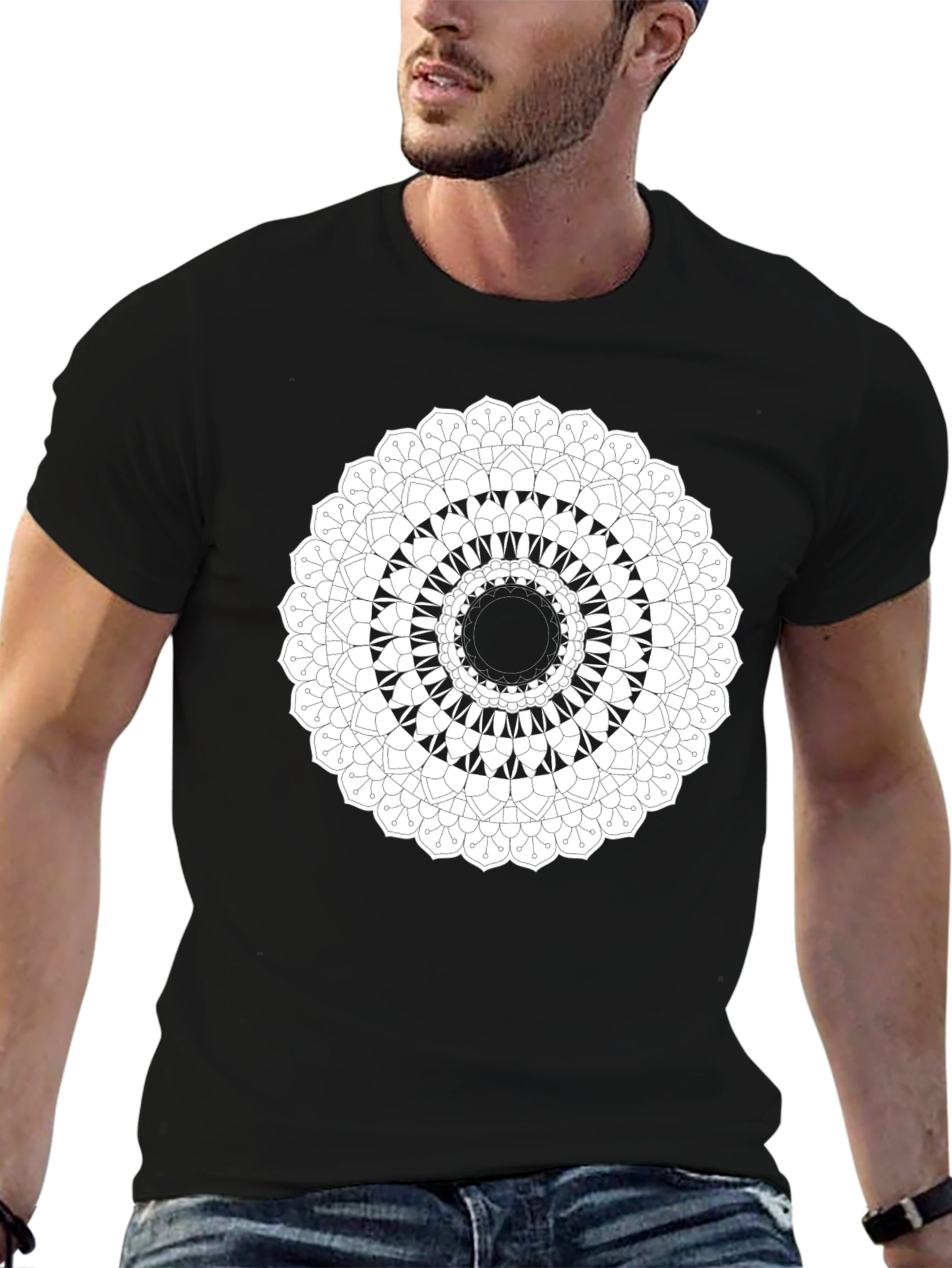 Black Mandala T-Shirt