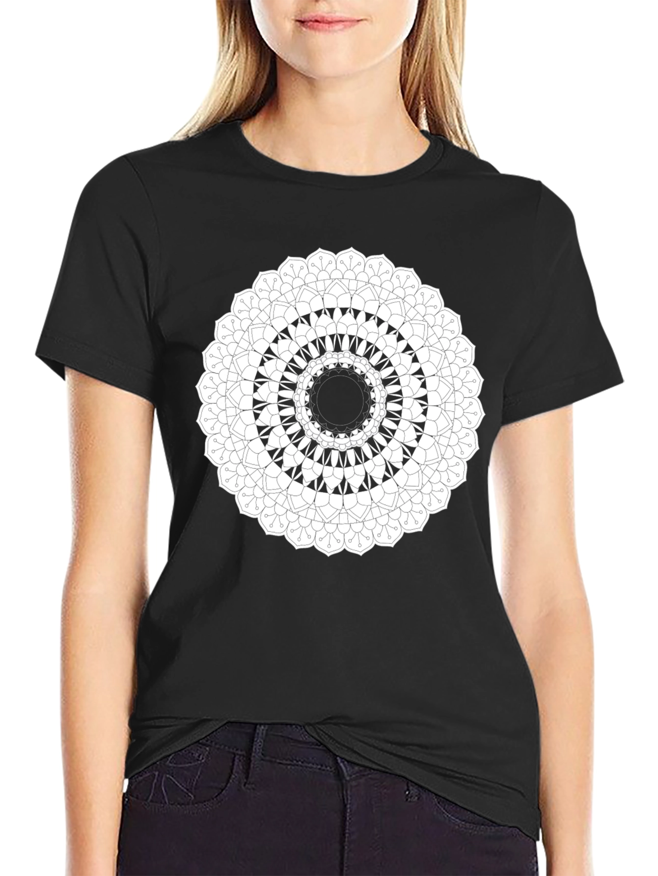 Black Mandala T-Shirt