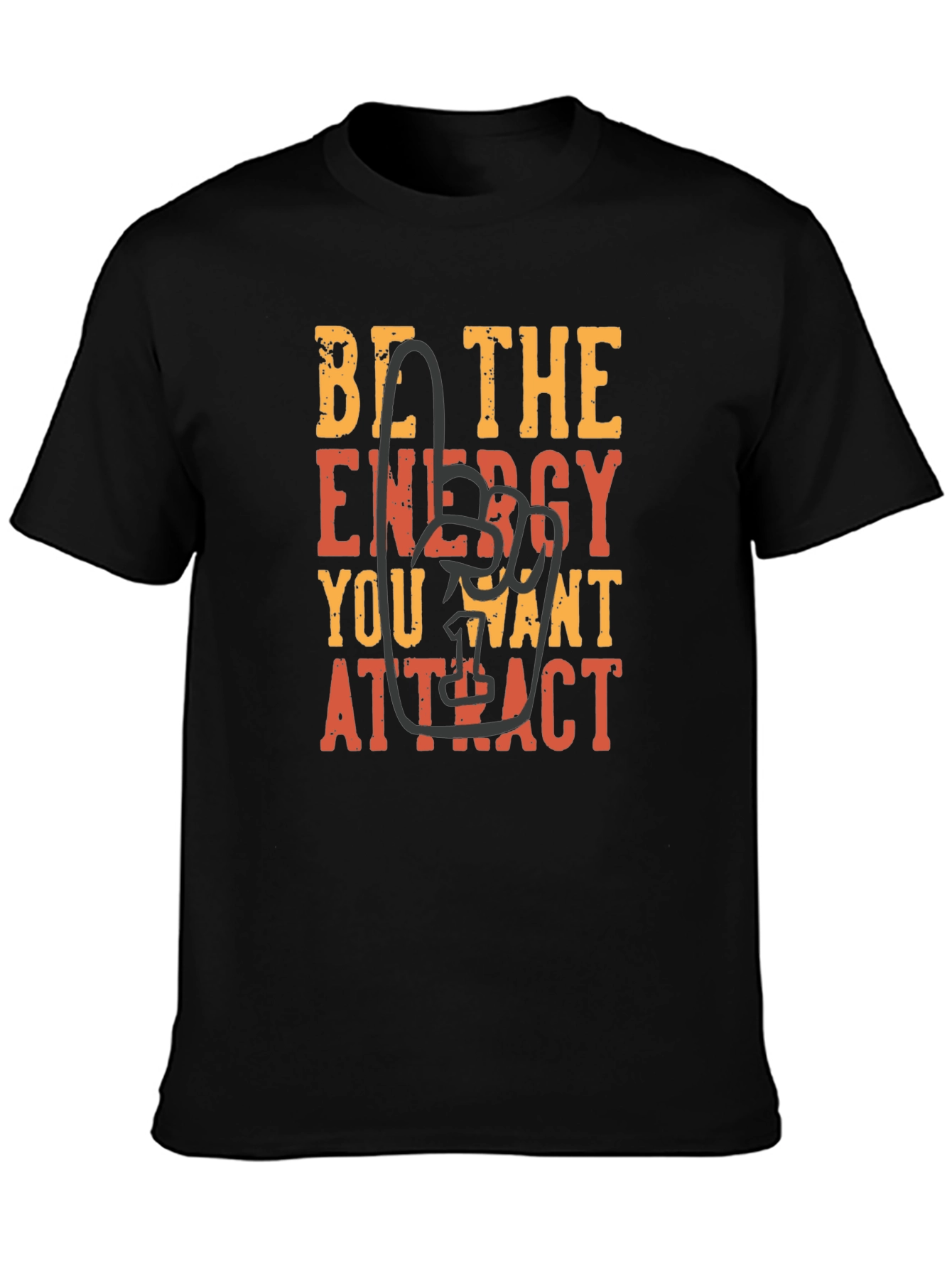 Be The Energy Graphic Tee - Black