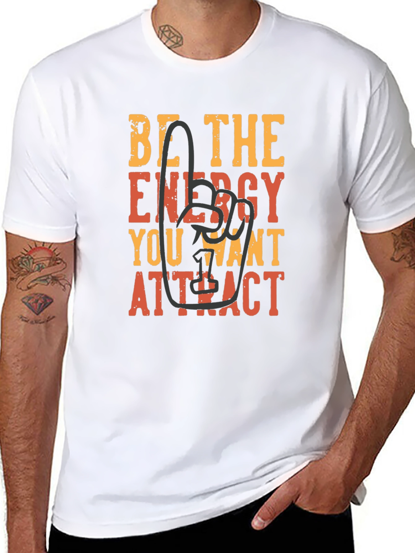 Be The Energy Graphic Tee - Black