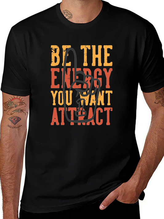 Be The Energy Graphic Tee - Black