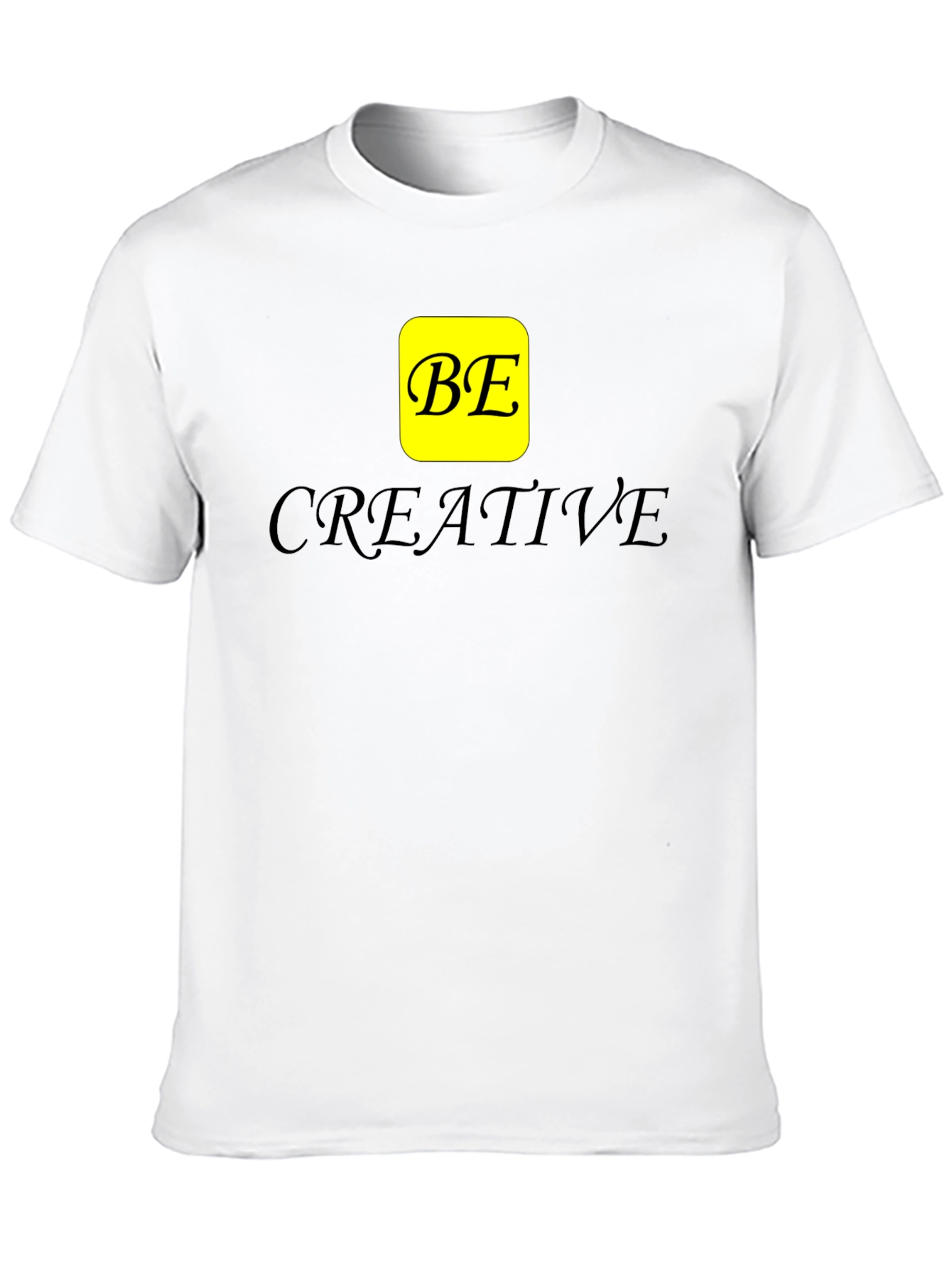 Be Creative Black T-Shirt