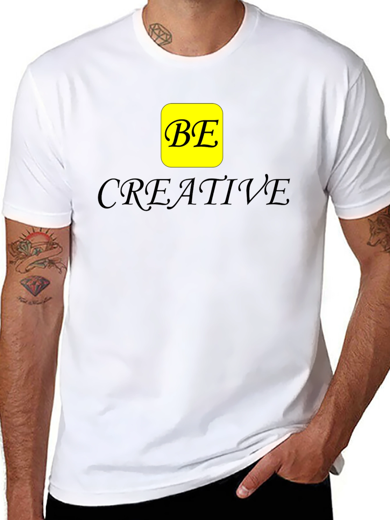 Be Creative Black T-Shirt