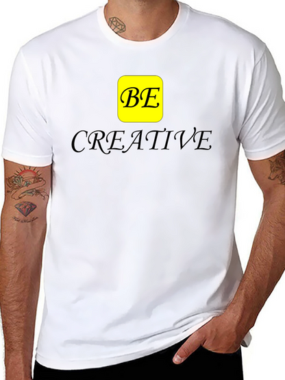 Be Creative Black T-Shirt
