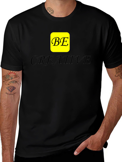 Be Creative Black T-Shirt